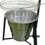 Fogata portátil 18pulg acero inox con rejilla