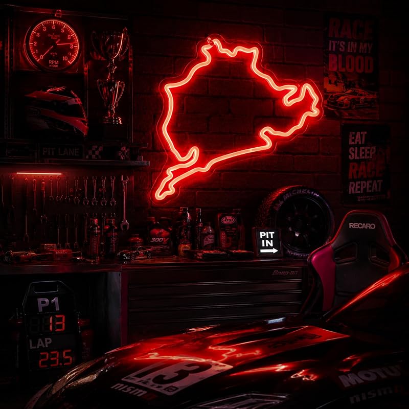 Letrero neón Nurburgring 14x12" LED USB