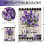 Bandera jardín flores primavera verano doble cara decoración patio