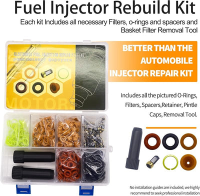 Kit reparación inyector combustible 100 juegos caja