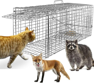 Trampa plegable para gatos callejeros 32x12.5pulg