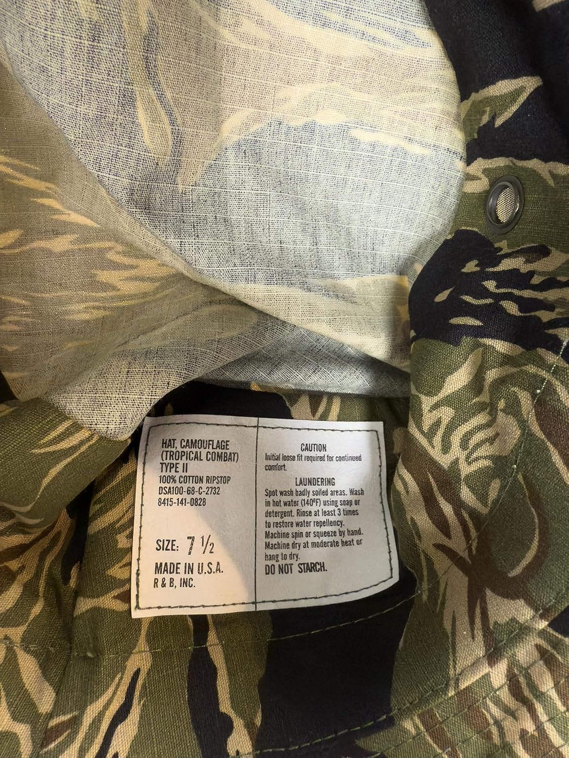 Sombrero Jungle Boonie Estampado Tigrado