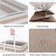 2 Cestas Lavandería Impermeable Plegable 88L Marrón