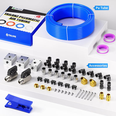 Manguera neumática PU 1/4pulg 32m 100pies