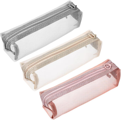 3 bolsas malla para brochas maquillaje transparente viaje hogar