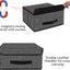 Caja almacenamiento plegable 33x33cm set 2 con asas