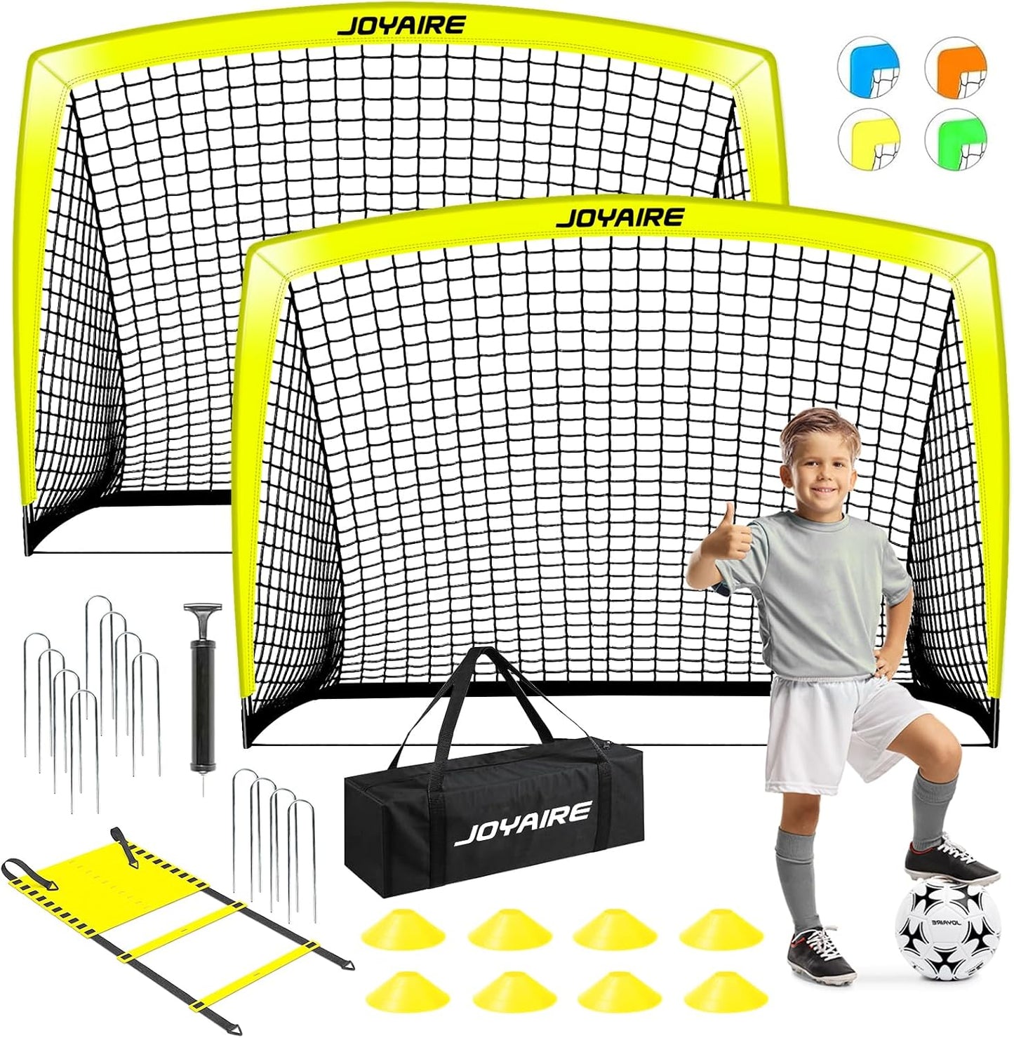Portería fútbol niños red poliéster 5 capas 4x3pies