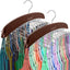2 Ganchos Madera con 24 Metal Plegables para Armario Hombres