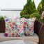 2 Pzas Fundas Almohada 18x18" Rosa Floral