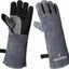 Guantes soldadura 16pulg resistentes fuego cuero XL hombre