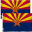 2 Banderas Arizona 3x5ft Poliéster Doble Costura