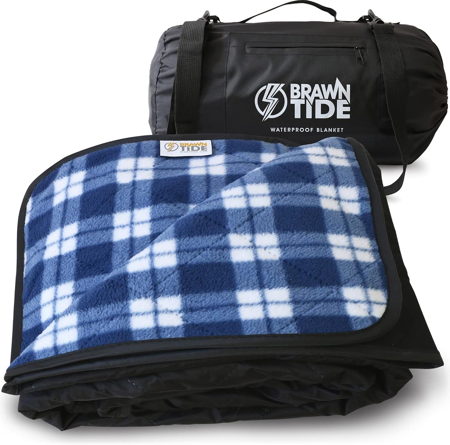 Manta impermeable forro polar 82x55" ideal playa camping