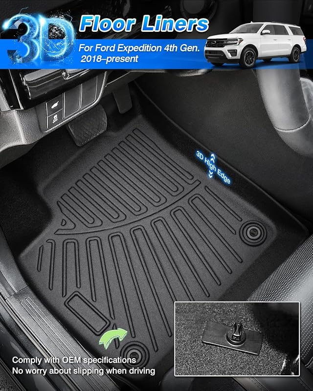 Alfombrillas carga Ford Expedition 18-24 7 asientos 2ª fila
