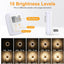 Luz nocturna LED enchufable 200lm sensor movimiento