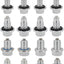 Set 4 tapones drenaje aceite motor magnético M12x1.25