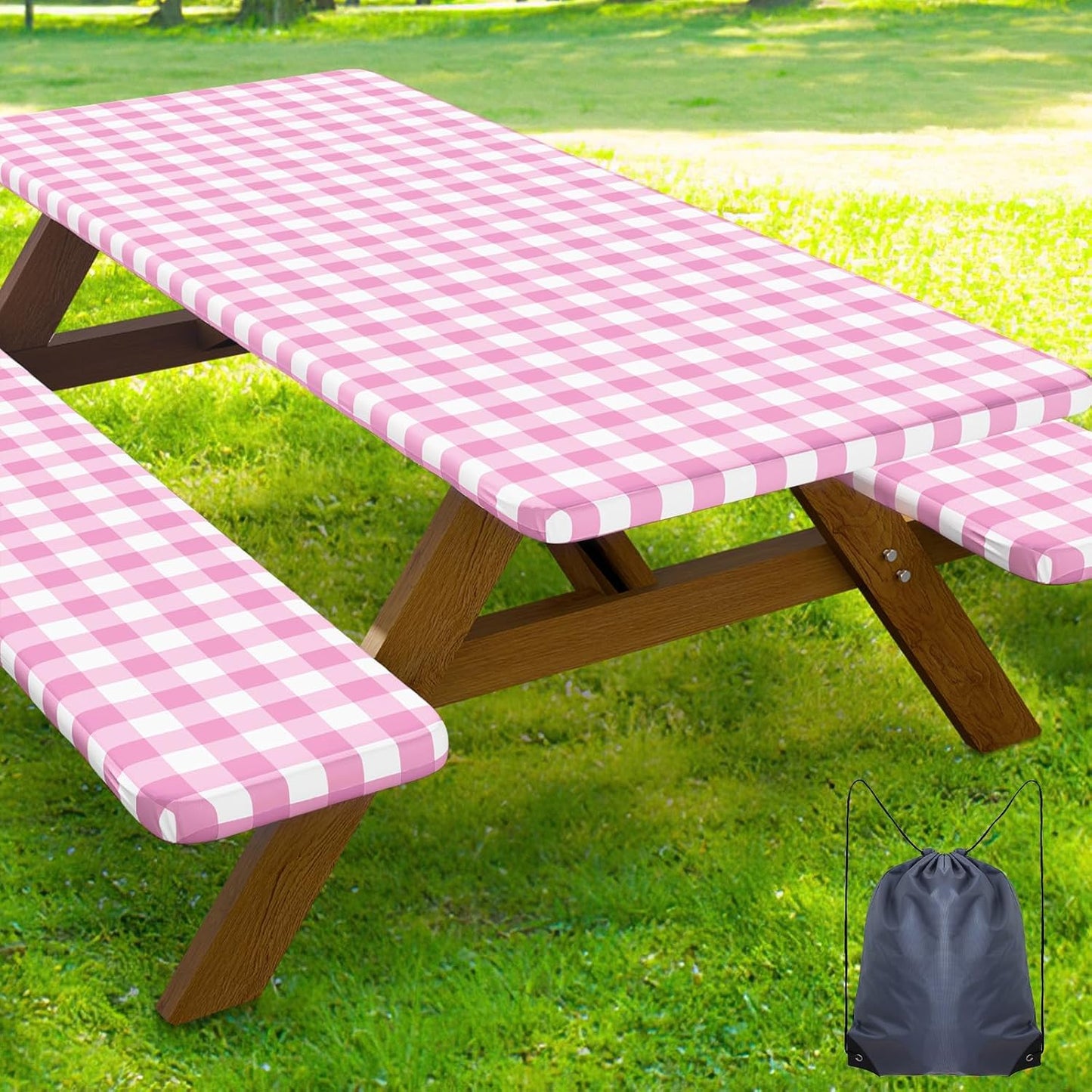 Funda mesa picnic mantel elástico impermeable 6ft
