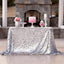 Mantel rectangular lentejuelas para mesa