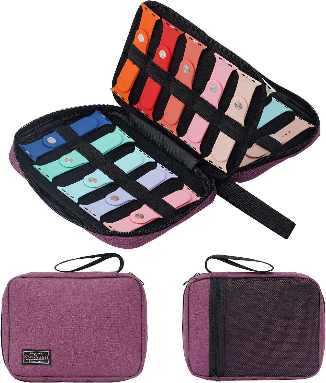 Funda almacenamiento 20 correas reloj expandible