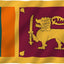 Bandera Sri Lanka 3x5ft poliéster doble costura ojales latón