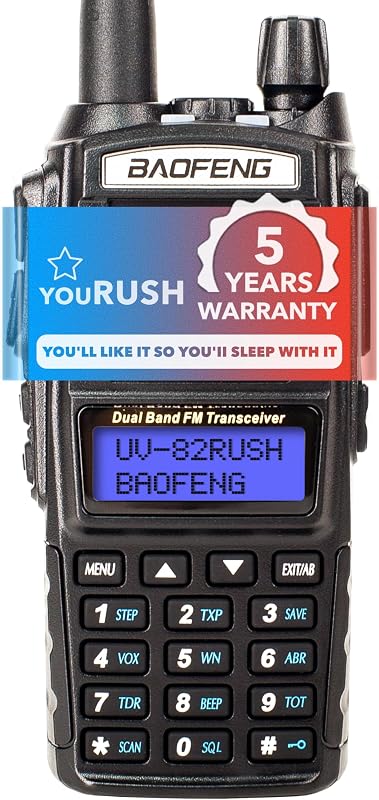 Radio UV-82 Baofeng 8W VHF/UHF 2800mAh batería