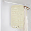 Organiz. colgante joyas 36 ganchos 40 bolsillos beige