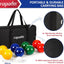 Set bochas 3.937pulg 8 bolas resina bolsa transporte
