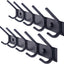 Perchero pared 5 ganchos dobles metal resistente
