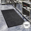 Tapete antifatiga goma con drenaje 32x47pulg