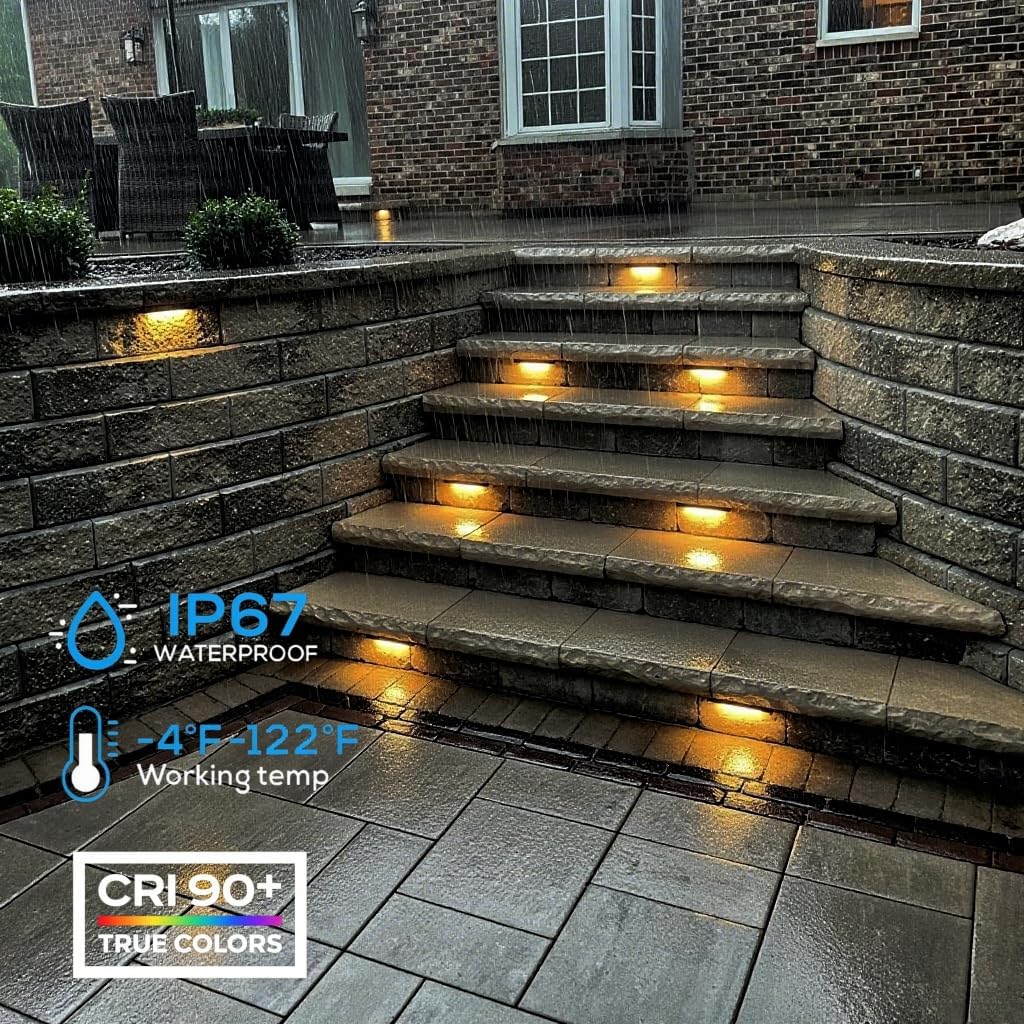 Luces led pared impermeables ip67 7pulg exterior 12v