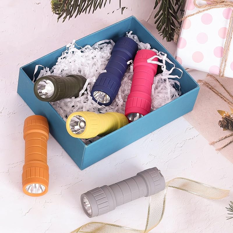 Set 6 Linternas Mini 100 Lúmenes 18 Pilas AAA Campamento