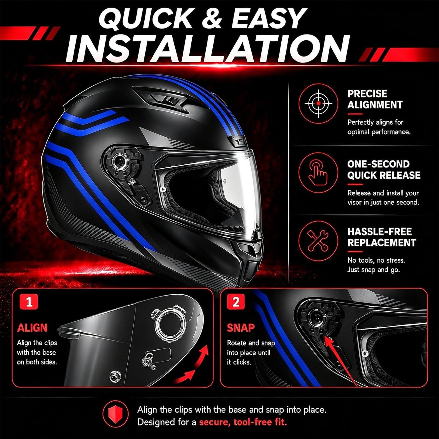 Visor para casco i10 HJ-31 i70 Plata