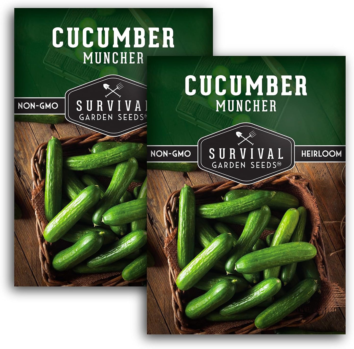 Semillas pepino Muncher sin eructos 2 paquetes