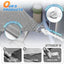 Toldo cuadrado para patio terraza 10x13ft color gris