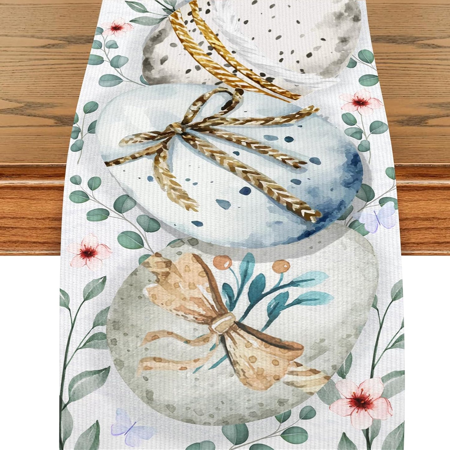 Camino Mesa Pascua Beige Decoración Comedor 13x72pulg