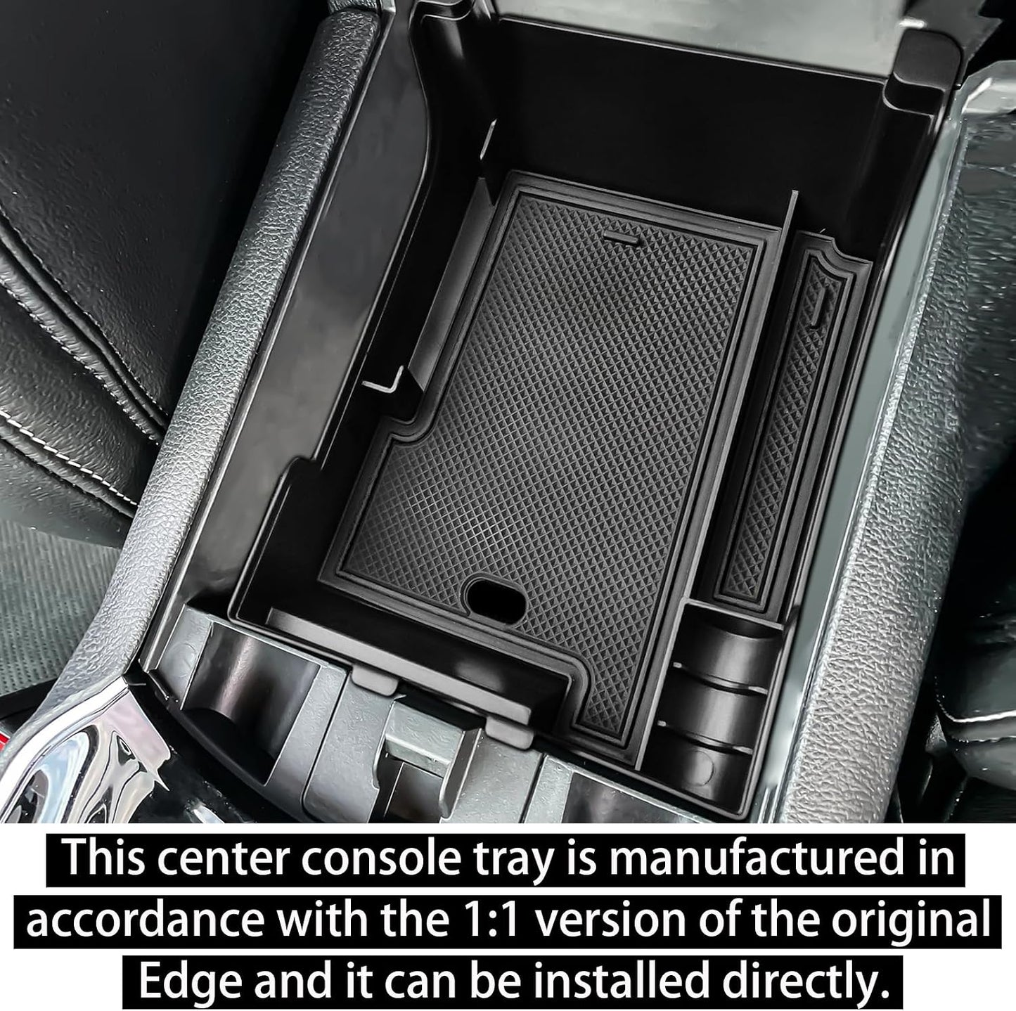 Bandeja organizadora consola Edge Ford 21-24 negro
