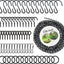 Set cadenas colgantes metal negro para comederos aves