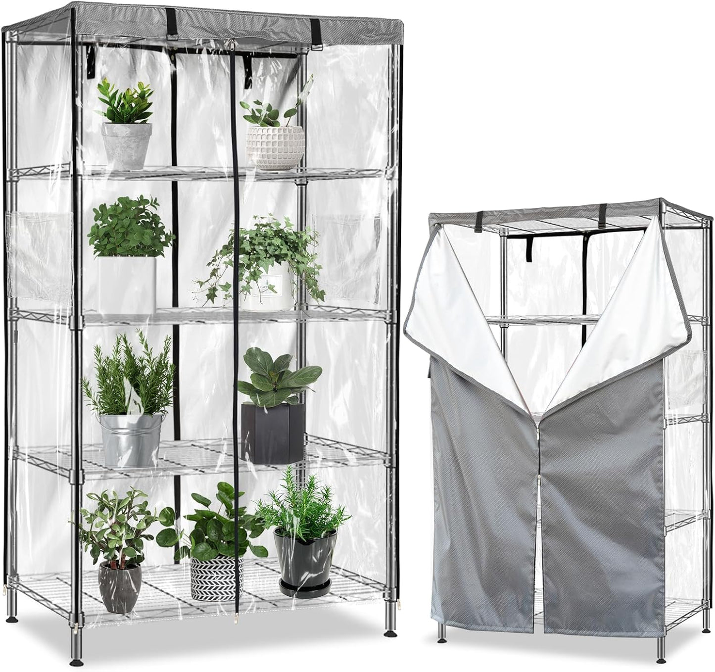 Cubierta estante impermeable 600d transparente 36pulg