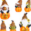Estatua gnomo 2 pzas decoración otoño cocina hogar