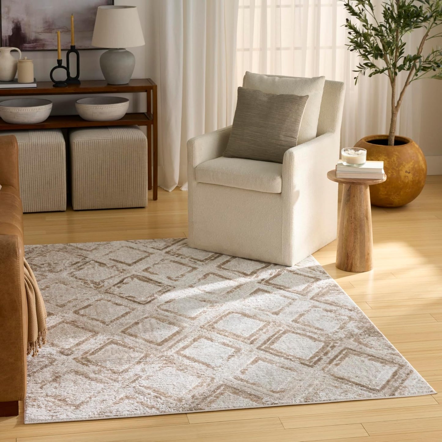 Alfombra 4x6ft para dormitorio sala comedor cocina