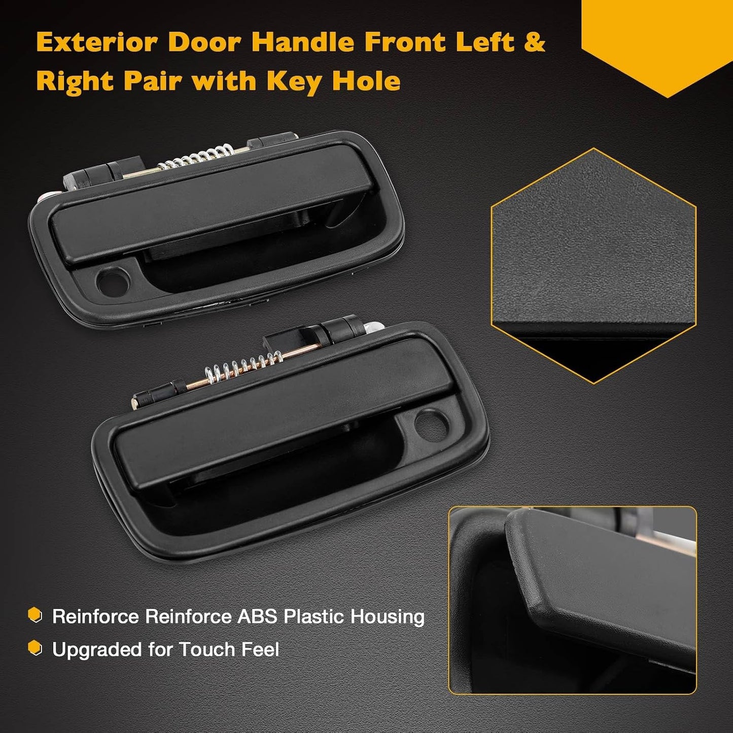 Juego manijas puerta exterior e interior comp Toyota Tacoma 95-00