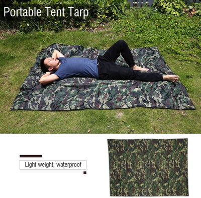 Lona camuflaje impermeable camping 6.6x6.6pies