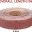 Rollo lija grano 100 tela 1x32.9 pies para metalurgia y plomería