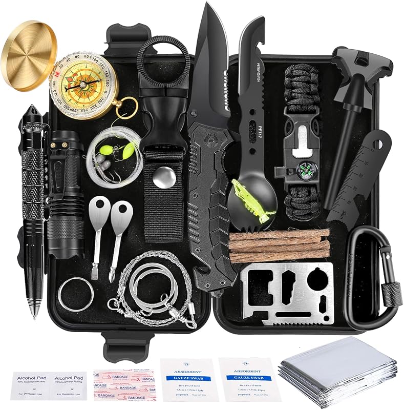 Kit supervivencia 35 en 1 regalo hombre campamento