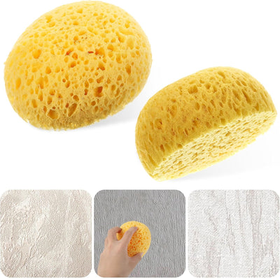 Esponjas redondas de arcilla para textura de pared y techo