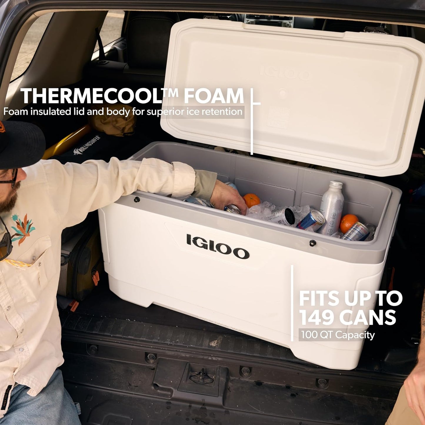 Enfriador marino Latitude 100qt blanco