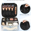 Estuche maquillaje viaje con divisores ajustables