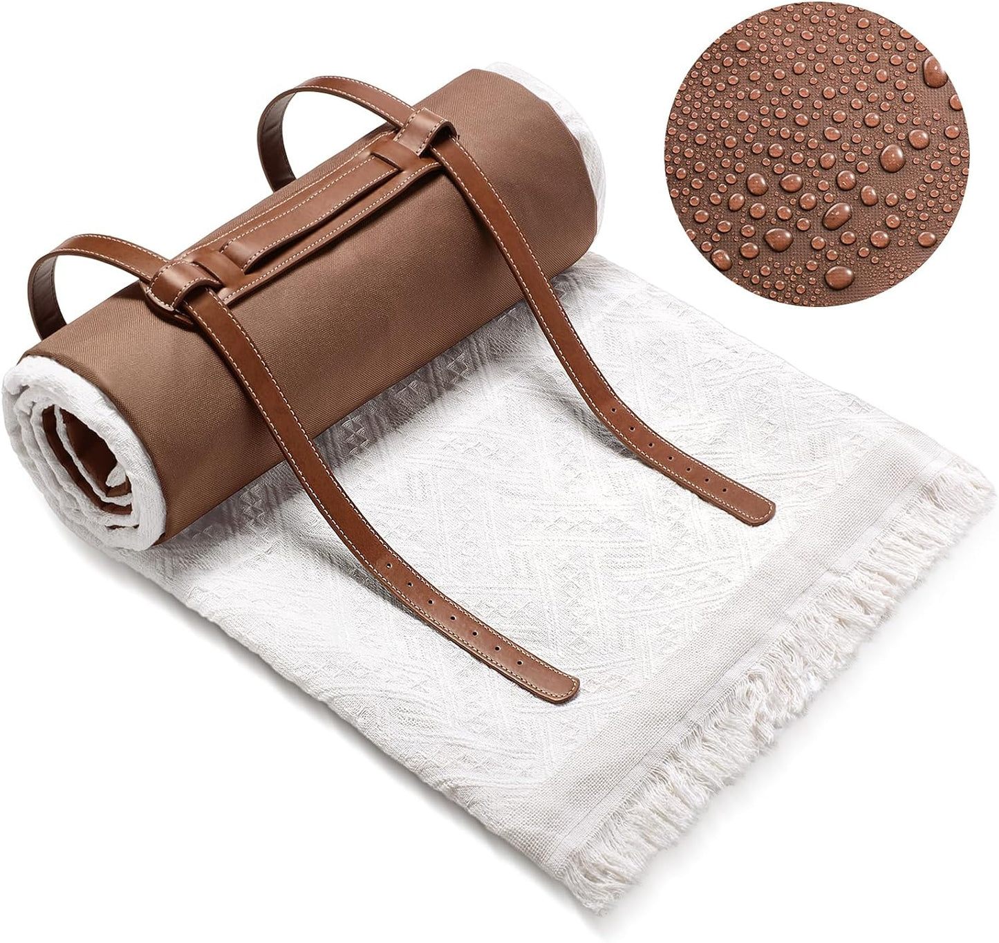 Manta impermeable doble capa para picnic camping playa 2en1