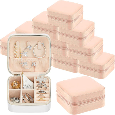 Caja joyas PU para mujeres chicas viaje organizador