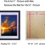 Portarretratos madera 10x14 con/ sin paspartú para pared