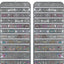 2 Pack Organiz. Joyas Colgante con 80 Bolsillos Cremallera